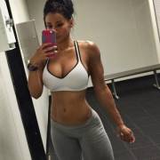 Locker room selfie