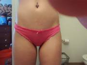 [Selling][Lookie] Pink cotton thong I've had for years! Lots of love, workouts and dripping cum...pics inside (;
