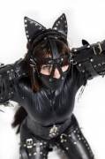 Extreme bondage pet play