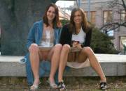 Public upskirts