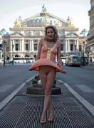 Public upskirt