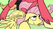 Fluttershy x Big Macintosh rough anal [animated] (artist:ralek)