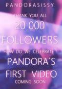 Thanks to all those who have followed me! Soon 1 year of making sissy content and 20k followers! The reward is in the making :)