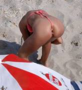 beach anal gape