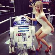 Posing with R2D2