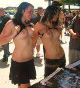 Ozzfest girls flashing for free stuff