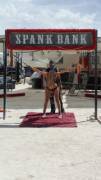 Burning man is a haven for spanking. (Photographer)