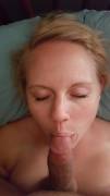 Wi(f)e doing what she does best (m)