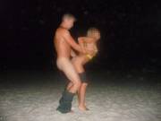 Night time beach fun!