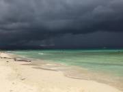 Boracay, Philippines during the rainy season.