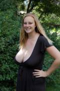 Scoop neck dress