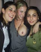 With friends