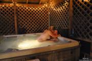 Fucking my boyfriend in our Hottub "Wonderboy" (more old pics I found)