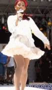 Arana Grande upskirt