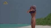 Bo Derek putting her shirt on for once