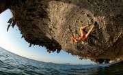 Female climber, Jessa Younker, in Thailand