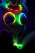 Glow ropes around boobs