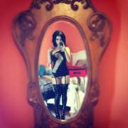 In the mirror
