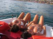 Out on the lake