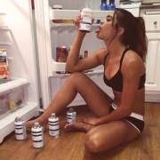 Babe with bottles