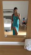 Majestic turquoise dress (Gif)