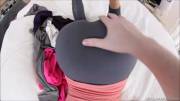 Riley Reid ripping a few pairs of yoga pants