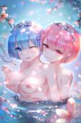 Sisters bonding [Re:Zero] (x-post /r/rezerohentai)