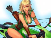 Biker Elf by Ogami