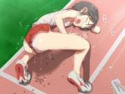 During the race