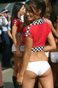 Race track girl