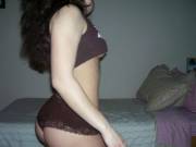 Amateur brown lace