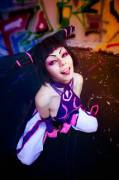 Street Fighter IV Cosplay: Juri Han (Taori) (x-post from /r/cosplaygirls)