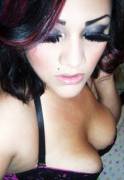 Intense eye makeup