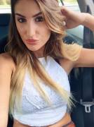 August Ames car selfie (X-post /r/ModelsGoneMild)