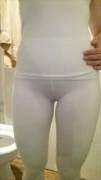 My camel toe in yoga pants...