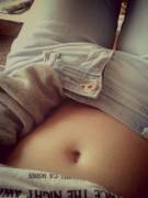 In jeans