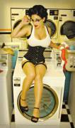 Clothes dryer pinup