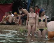 going for a dip