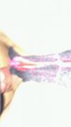 Beautiful string pulling panties to the side
