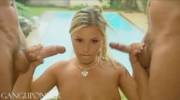 Lilliane Tiger at the pool [gif]