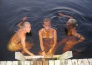 skinny dipping trio