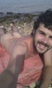 [M]e catching a tan...