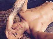 In Bed.