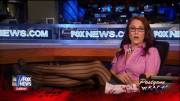 S. E. Cupp showing off her sexy legs in pantyhose and heels