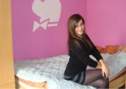 Always trust a girl with a Playboy bunny stencilled on her wall