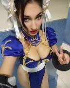 Pamela Cosplay as Chun Li