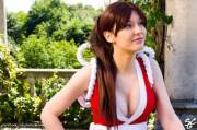 Kelly Jean as hottest Mai Shiranui ever (no underwear?)