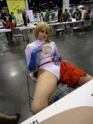 Power Girl Chillin (x-post /r/cosplaygirls)