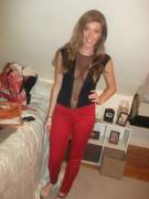 Red pants