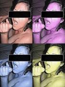 cum-gobbling slut – Warhol style